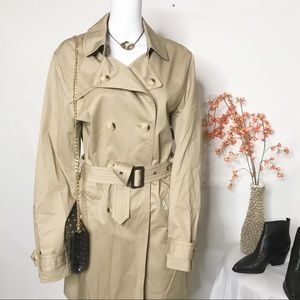 Ben Sherman Classic Trench Coat Sz Medium